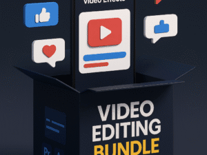 Video Editing Bundle preview – cinematic assets and effects
